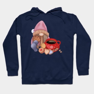 Christmas Gnome Coffee. Hoodie